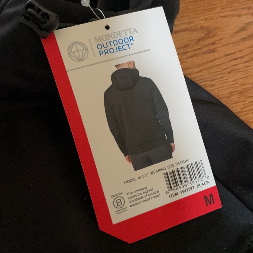 Men’s Spring Jacket Black Medium - image 2